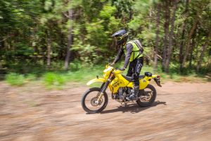 Rider On Yellow Bike